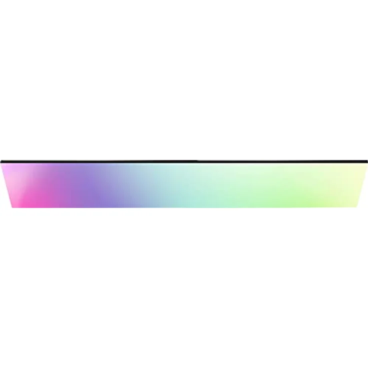 tint Aris Smarte LED Deckenlampe, rahmenloses flaches Panel 30 x 120cm, weißes und farbiges Licht, dimmbar, Zigbee, Bluetooth, Alexa, schwarz – Bild 2