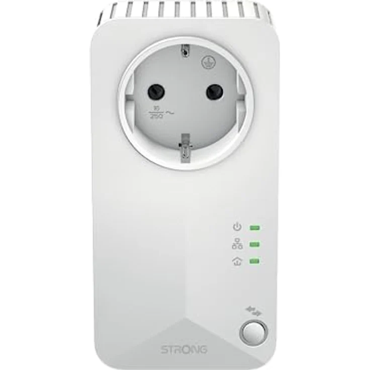 STRONG Powerline 600 Triple Pack | enthält 3 Powerline 600 Adapter | bis zu 600 Mbit/s |HomePlug AV Standard | Reichweite über 300 m | Verbindung über Ethernet-Kabel – Bild 2