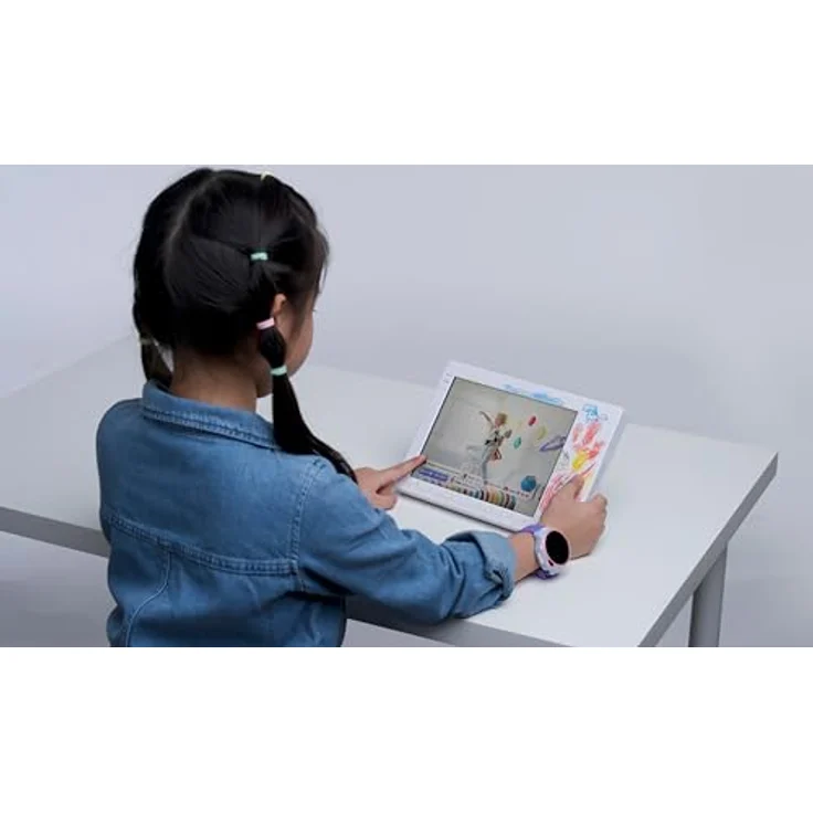 myFirst Frame Doodle (9"), Digitaler Bilderrahmen in Weiss mit kinderfreundlichem Design und Kritzelbereich für kreative Inhalte – Bild 7