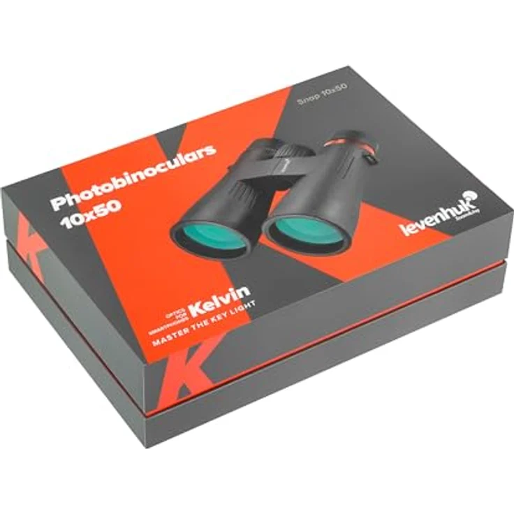 Levenhuk Levenhuk Fernglas Kelvin Snap 10x50, robustes Fernglas mit 10-facher Vergrößerung und 50 mm Objektivdurchmesser – Bild 9