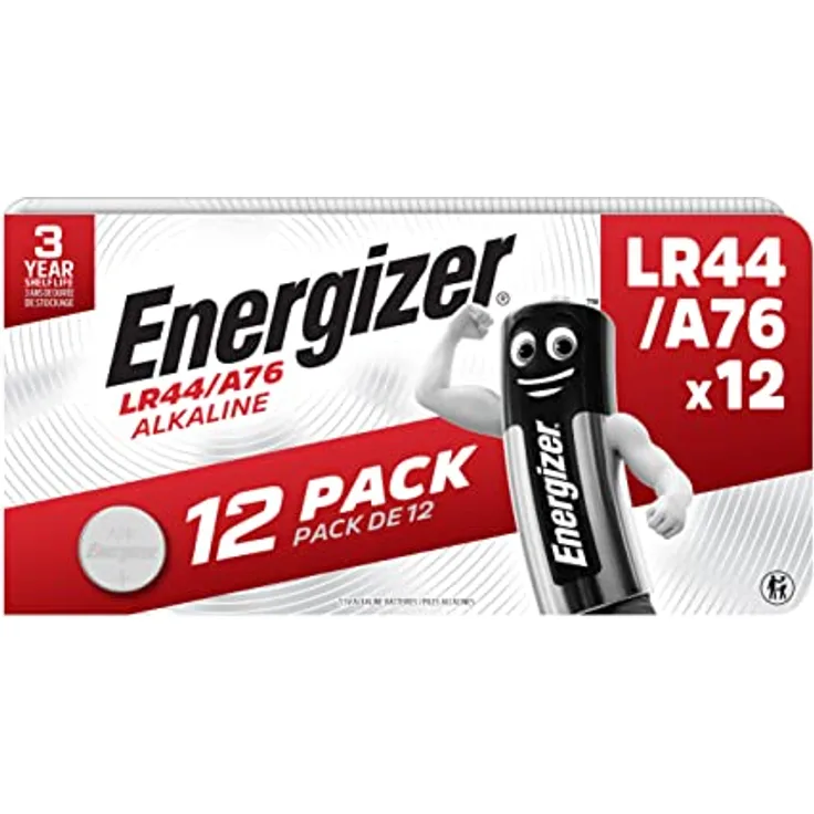 Energizer - Packung mit 12 Batterien LR44