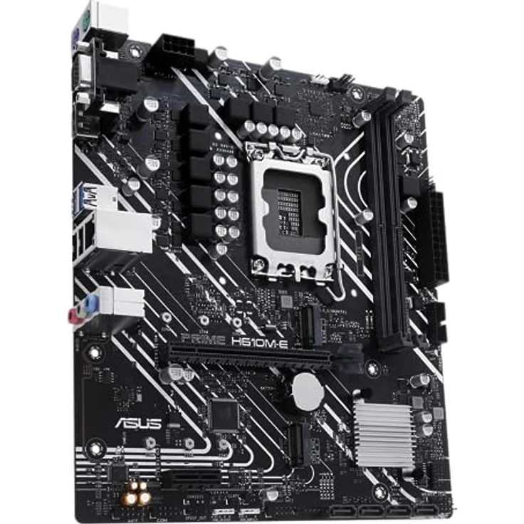 ASUS Prime H610M-E-CSM Mainboard Sockel Intel LGA 1700 (Intel H610, mATX, DDR4 Speicher, PCIe 4.0, 2X M.2, COM Header, RGB Header) – Bild 5
