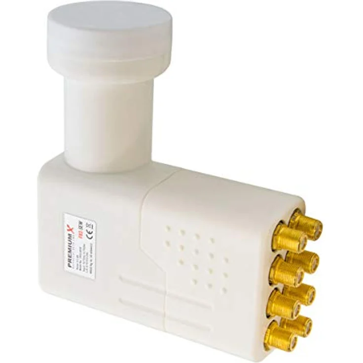 Premium X Octo LNB Digital SAT für 8 Teilnehmer Weiß 8-Fach Empfangskopf 0,1dB DVB-S2 HDTV 4K Wetterschutz – Bild 5
