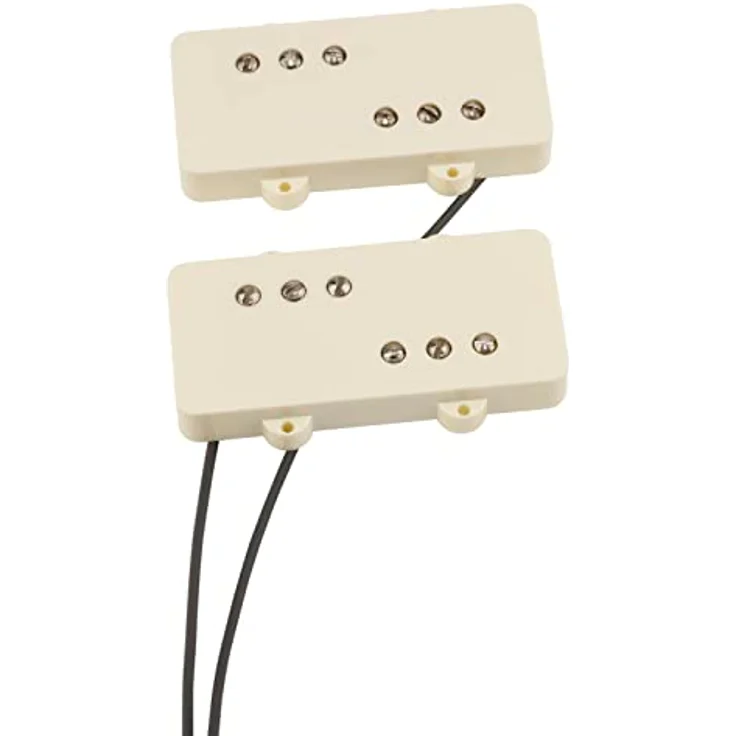 Fender Cunife Wide Range Jazzmaster, Humbucker Pickup Set für Jazzmaster Gitarren, Vintage White, einstellbare Polstücke, Vintage Output, DC-Widerstand Neck: 10.4k, Bridge: 11.5k – Bild 1