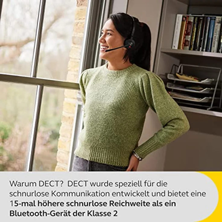 Jabra Link 400 USB-A DECT Adapter - Tragbarer und langlebiger Dongle mit bis zu 150 m geschützter Funkreichweite für ausgewählte Jabra Engage Wireless Headsets - MS Variante - Schwarz – Bild 4