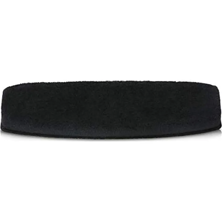 kwmobile Bügelpolster Kunstleder kompatibel mit Sennheiser HD515 / HD555 / HD595 / HD518 - Schwarzes Over Ear Kopfhörer Ersatz Kopfbügel Polster