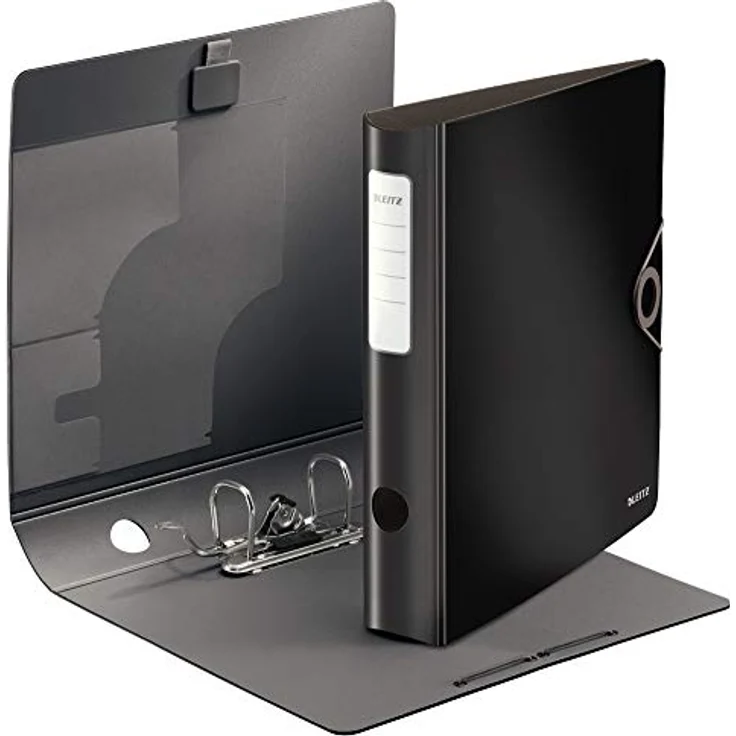 LEITZ Aktenordner 180° Active Solid 1048, schmal, aufgeklebtes Rückenschild, wasser- und schmutzabweisend, Polyfoam, DIN A4, blau – Bild 2