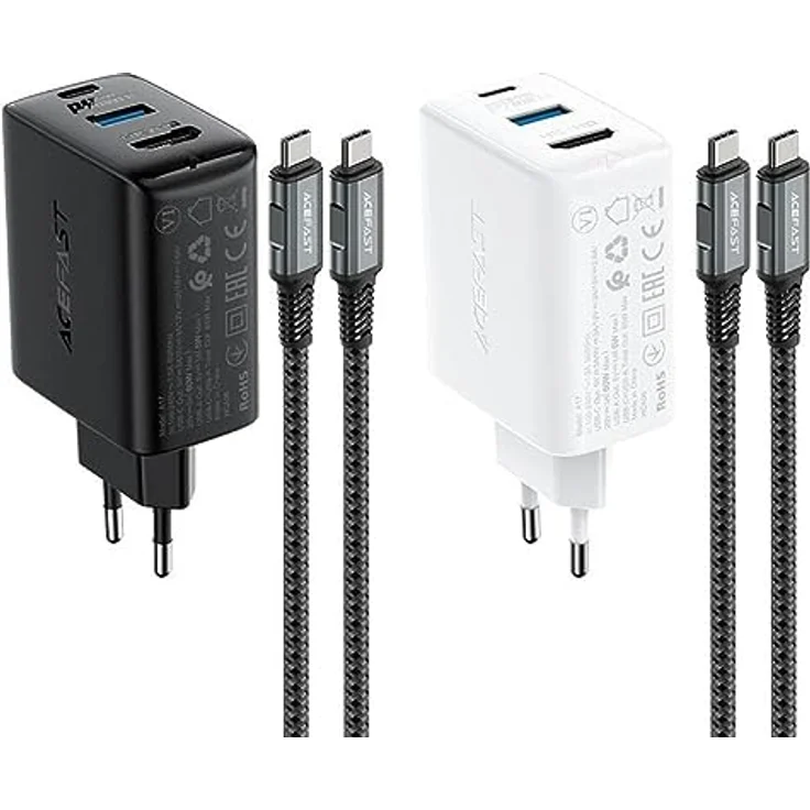 ACEFAST Wall Charger A17, 65 W GaN + USB-C Kabel (Black) – Bild 5