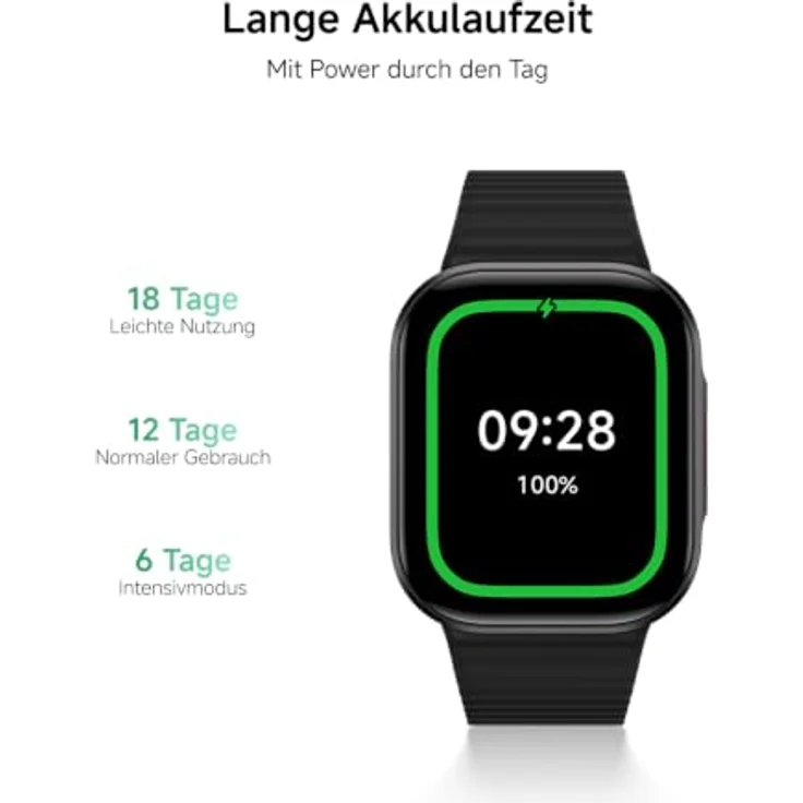 Xiaomi Watch 6 Lite, Smartwatch mit 4,98 Zoll AMOLED-Display, Gesundheitssensoren und IPX8 Wasserbeständigkeit, Schwarz – Bild 9