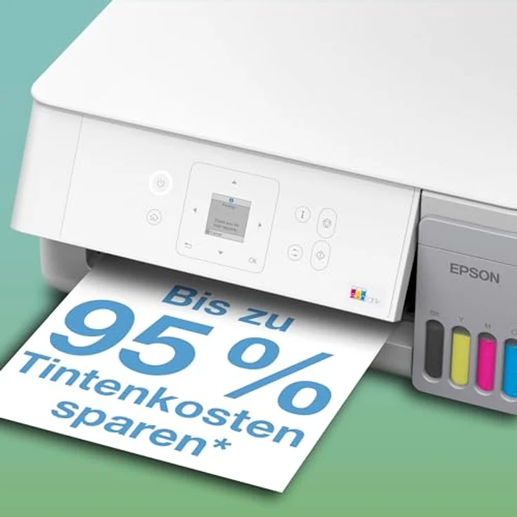 Epson EcoTank ET-2926, Multifunktionsdrucker Tintenstrahl A4 mit WLAN, Druck-, Scan- und Kopierfunktion, bis 5760 x 1440 dpi – Bild 9