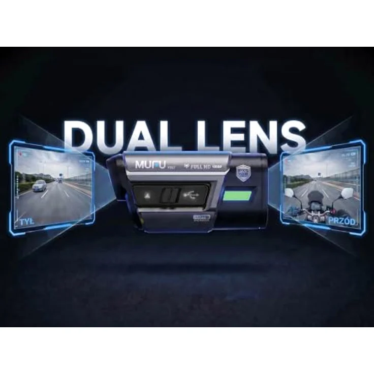 MUFU V30P Motorrad-Dashcam Full HD mit 2 Kameras, 3100-mAh-Batterie und bis zu 7 Stunden Aufnahmezeit, GPS und WLAN – Bild 8