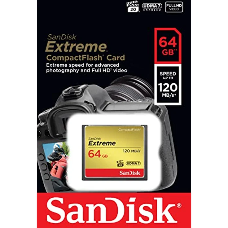 SanDisk Extreme CompactFlash UDMA7 64GB bis zu 120 MB-Sek Speicherkarte – Bild 5