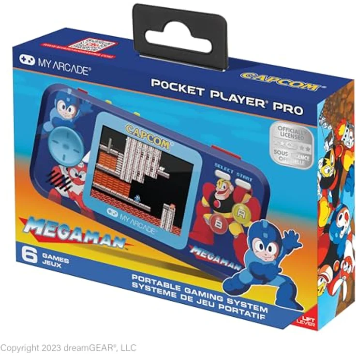My Arcade MEGA MAN POCKET PLAYER PRO, tragbare Konsole mit Mega Man Spielen und langlebigem Akku – Bild 1