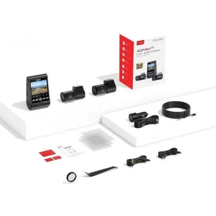 VIOFO A229 ULTRA 3CH-G GPS Videorekorder, Flaggschiff-3-Kamera-System mit HDR-Technologie und 140°/210° Sichtwinkel