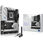 ASUS ROG STRIX B760-A GAMING WIFI Mainboard Sockel Intel LGA 1700 (Intel B760, ATX, DDR5 Speicher, PCIe 5.0, WiFi 6E, 2x PCIe 4.0 M.2, Aura Sync) weiß