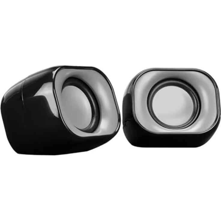 HP DHS-2111, Kabelgebundener 2.0 PC-Lautsprecher mit 3 W Nennleistung, schwarz – Bild 5