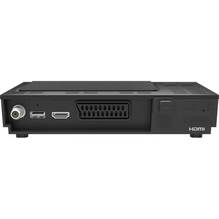 Megasat HD601V5 Full HD Single Sat-Receiver, DVB-S2 mit HDMI, SCART, USB, schwarz – Bild 2