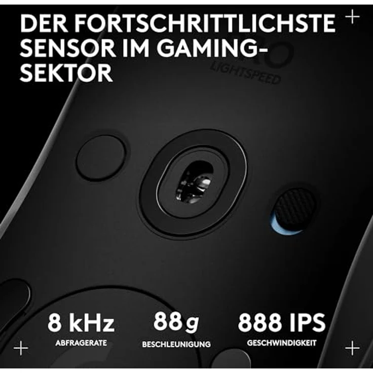 Logitech Pro 2 Lightspeed, Kabellose und Kabelgebundene Gaming-Maus mit HERO 2 Sensor, Weiss – Bild 4