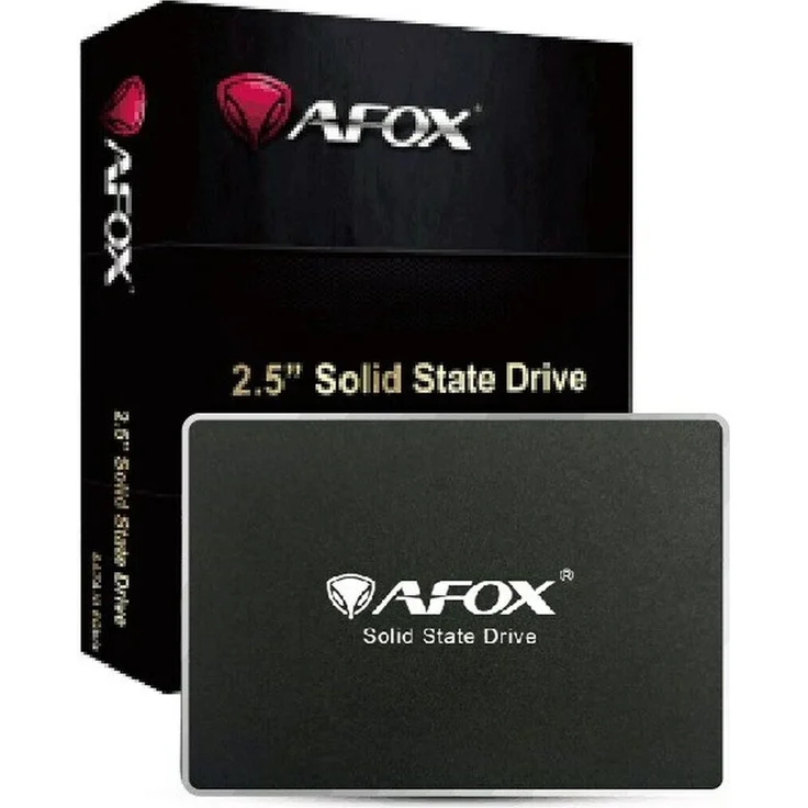 AFOX SD250-128GN Internes SSD-Festplatte 2,5", 128 GB, SATA III, Lesegeschwindigkeit bis 510 MB/s, Schreibgeschwindigkeit 380 MB/s, TLC-NAND-Technologie