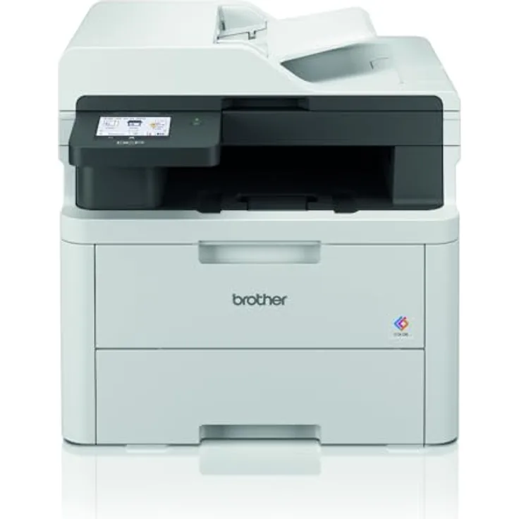 Brother DCP-L3560CDW - Kompaktes 3-in-1 Farb-LED Multifunktionsgerät mit WLAN/LAN, ADF und Duplexdruck
