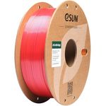 eSUN Silk Dual-Color PLA Filament 1.75mm, Co-Extrusion Silk Magic PLA, Farbverlauf wechselnd, 1KG Spule (2.2 LBS), Silk Rot Gold, hohe Präzision und stabile Maßtoleranz