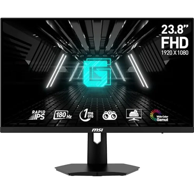 MSI Optix G244F E2, Full HD Monitor mit 24 Zoll Bildschirmdiagonale – Bild 1