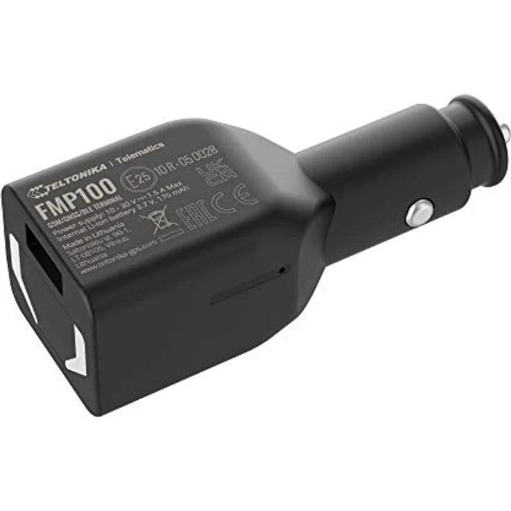 Teltonika FMP100, Plug-and-Track Echtzeit-Tracking-Terminal mit GNSS/GSM, schwarz, integrierter Bewegungssensor und Bluetooth 4.0 – Bild 1