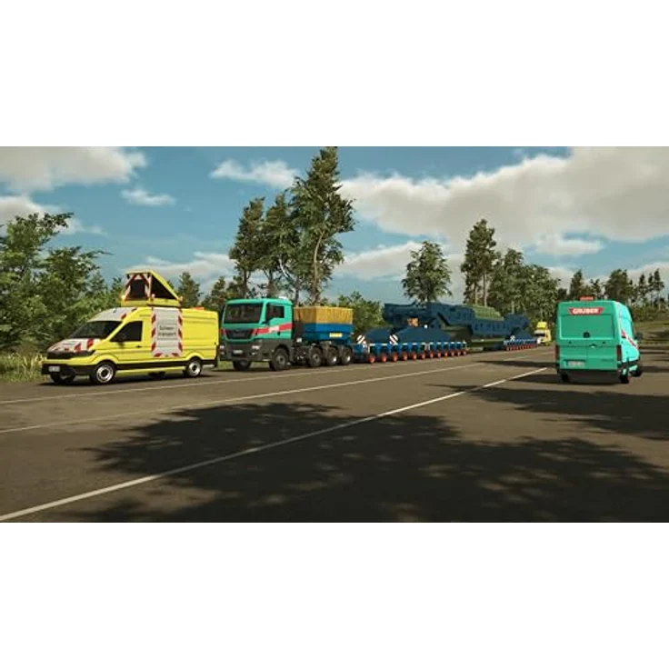 MDM MERIDIEM GAMES Heavy Cargo - The Truck Simulator [PS5], Transportfahrten mit Übermaß und Kranfahrten, MAN und Scania Zugmaschinen, realistische Anhänger/Auflieger – Bild 3