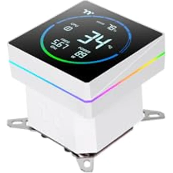 Thermaltake TH360-S V3 ARGB Sync Snow, AiO-Wasserkühlung mit 3x 120mm Lüftern, 2500 rpm, 37.8 dB – Bild 7