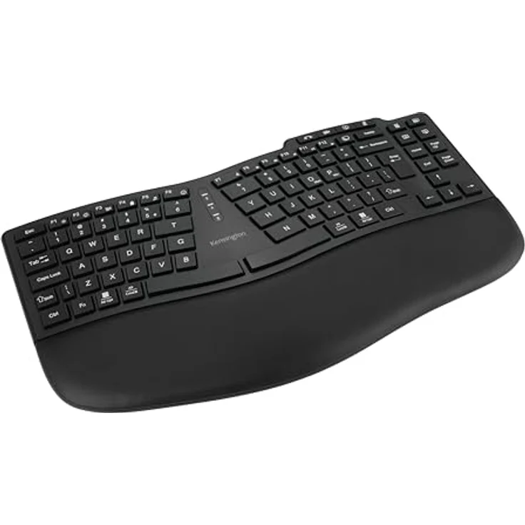 Kensington KB675 EQ TKL Ergo Keyboard, ergonomische US International Tastatur ohne Ziffernblock – Bild 1