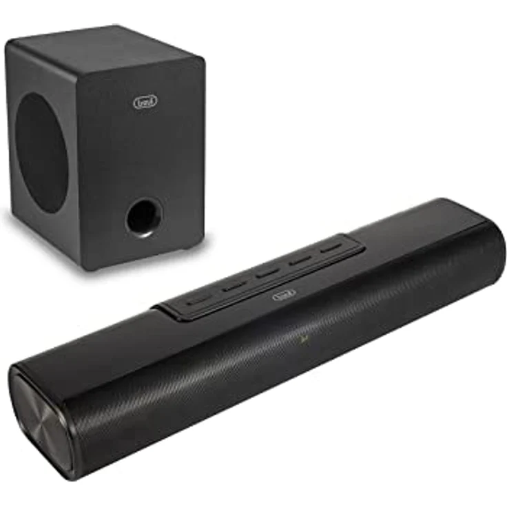Trevi Stereo-Soundbar 2.1, kabellos, mit Subwoofer, 90 W, Bluetooth, USB, AUX-IN SB 8380 SW – Bild 2