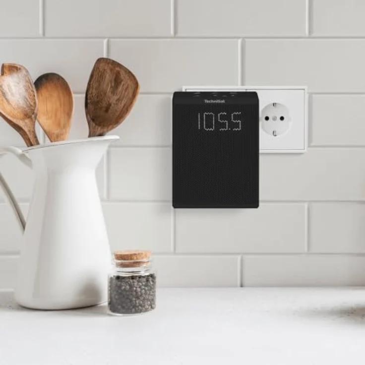 TechniSat VIOLA Steckdosenradio, Kompaktes UKW-Radio mit Bluetooth und 30 Favoriten, weiß – Bild 3