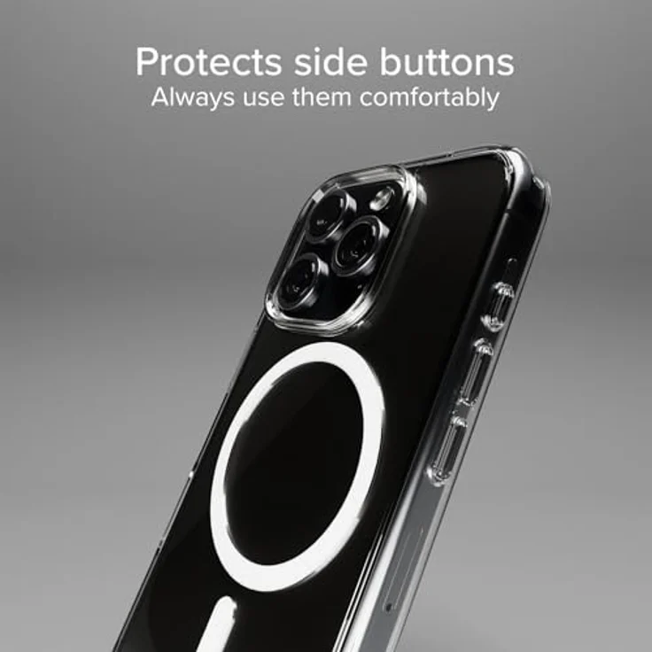 SBS Schutzhülle (Apple iPhone 16 Pro), D3O-Technologie, transparent, MagSafe-kompatibel – Bild 4