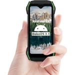 Blackview N6000(2023) Mini Outdoor Handy Ohne Vertrag, 16GB+256GB Helio G99 Outdoor Smartphone Android 13, 4.3" QHD+ Display 48MP+16MP Kamera Baustellenhandy, 3880mAh Akku Handy/NFC/Face ID/GPS/IP69K