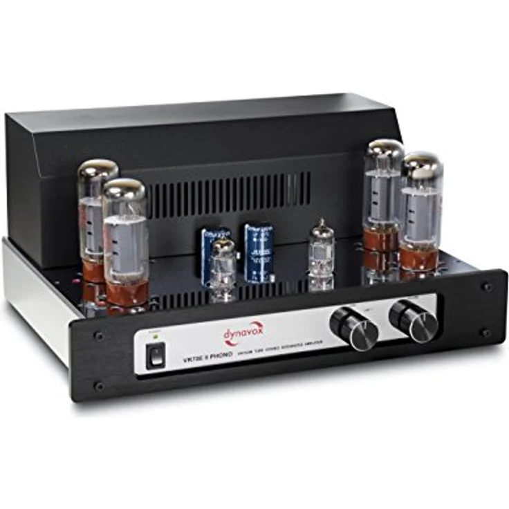 Dynavox VR-70 E II Phono-Röhrenvollverstärker chrom – Bild 2