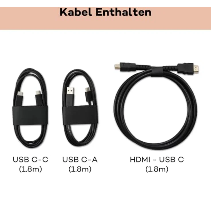 Wacom HDMI Converter Kit, Anschlusslösung für Wacom One 14 und Wacom Movink mit HDMI- und USB-Kabeln – Bild 4