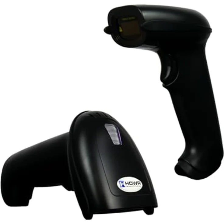 Kabelloser Barcodescanner, zwei Kommunikationsmodi: WLAN und Bluetooth, schnell, präzise und effizient, Barcode-Lesegerät für Unternehmen zum Scannen von Strichcode, HDWR HD77 – Bild 1