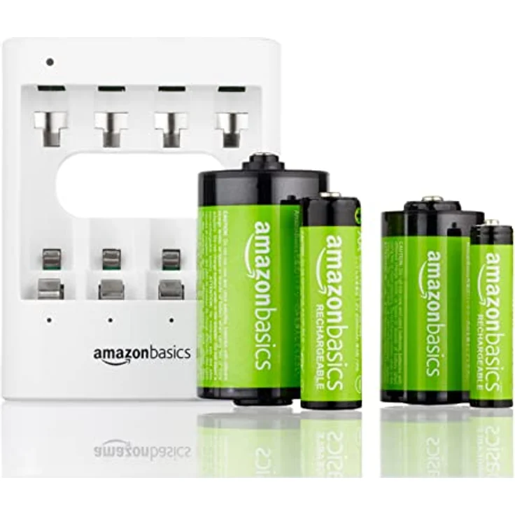 Amazon Basics AA-Batterien mit hoher Kapazität, wiederaufladbar, 2400 mAh, vorgeladen, 24 Stück – Bild 4