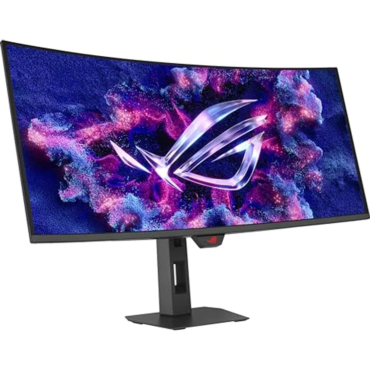 ASUS ROG Strix OLED XG34WCDG, 34 Zoll Gaming Monitor mit 3440x1440, 175Hz, 0,03ms, Neo Proximity Sensor, 99,3% DCI-P3, G-Sync kompatibel, HDR, USB-C – Bild 2