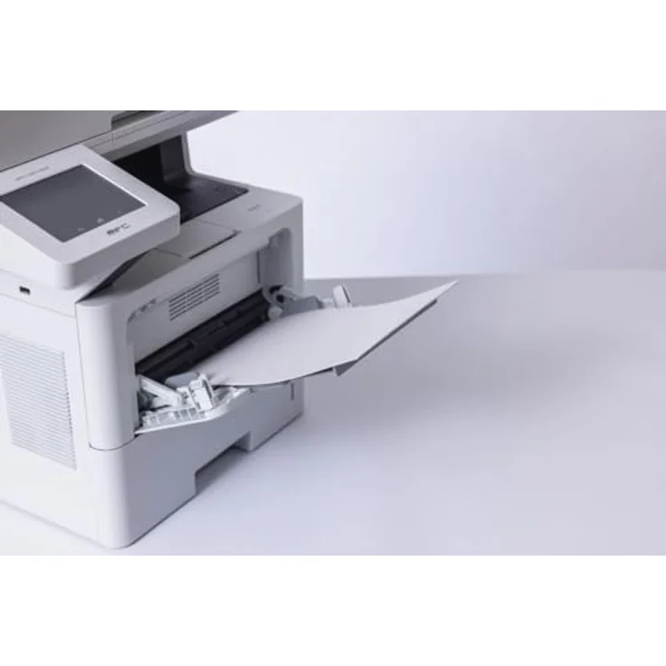 Brother MFC-L6710DW 4-in-1 Mulifunktionsdrucker schwarz weiß (A4, 50 Seiten/Min., 1.200x1.200 DPI, LAN, WLAN, Duplex-ADF, 520 Blatt Papierkassette) weiß/grau – Bild 5