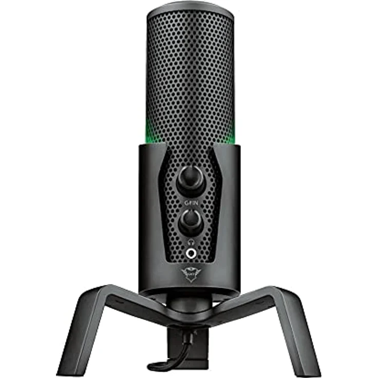Trust Gaming GXT 258 Fyru USB Streaming Mikrofon für PC, Laptop (mit 4 Aufnahmecharakteristika: Nierenförmig, Bidirektional, Stereo und Omnidirektional, Zero Latency, LED) – Bild 9