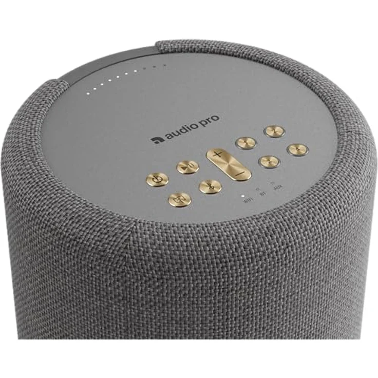 Audio Pro A10 MkII W, Multiroom Streaming-Lautsprecher mit Airplay 2, Bluetooth, Chromecast und WLAN, grau – Bild 2