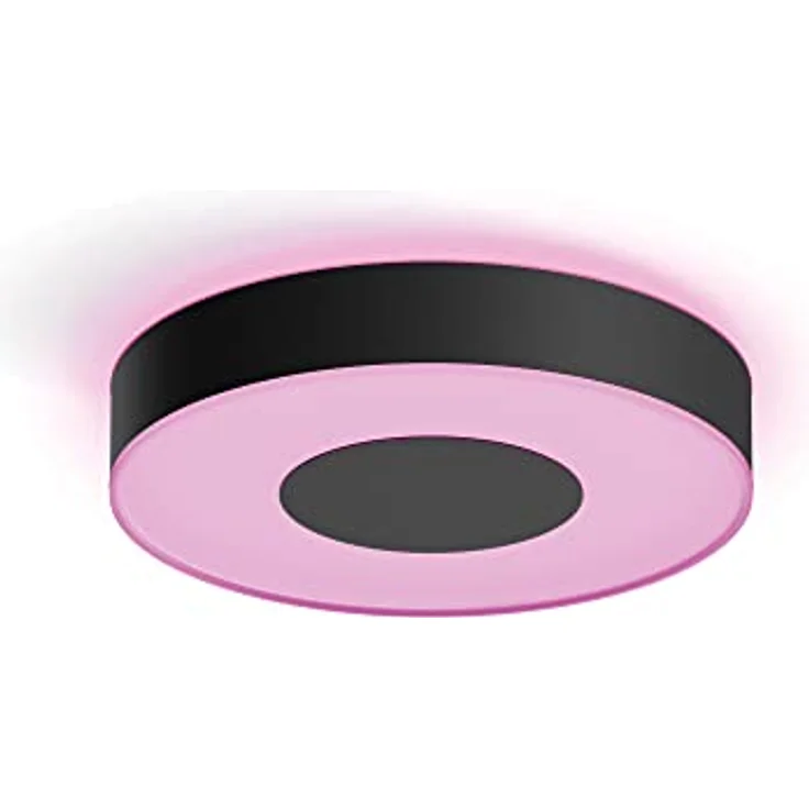 Philips Hue White and Color Ambiance Infuse Deckenleuchte Schwarz M 2400 lm inkl. LED-Modul dimmbar – Bild 5