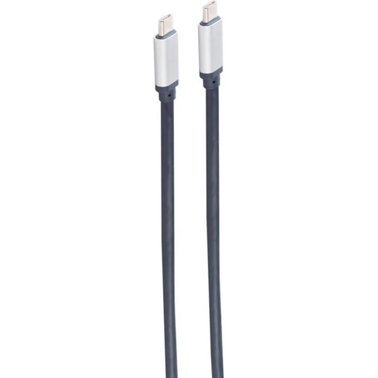 Shiverpeaks SP03-70025, USB-C zu USB-C Kabel, 1 m, USB 3.2 Gen 2, 10 Gbit/s, blau