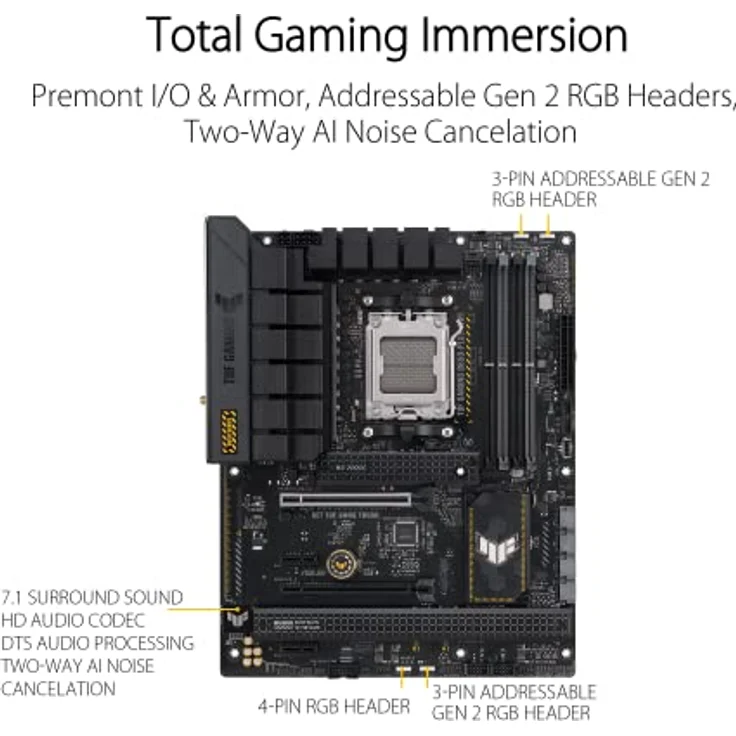 ASUS TUF GAMING B650-PLUS WIFI Mainboard Sockel AMD AM5 – Bild 5