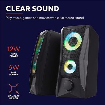 COOL Gaming-Lautsprecher Mit LED-Beleuchtung – USB, 8 W Für PC & Bluetooth