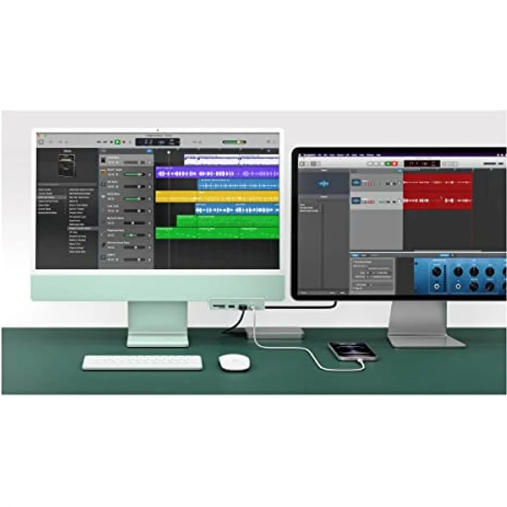 HYPER - HD34A8-6-in-1 USB-C Hub für iMac 24 Zoll - 6 Ports (USB-C/USB-A/HDMI 4K) – Bild 5