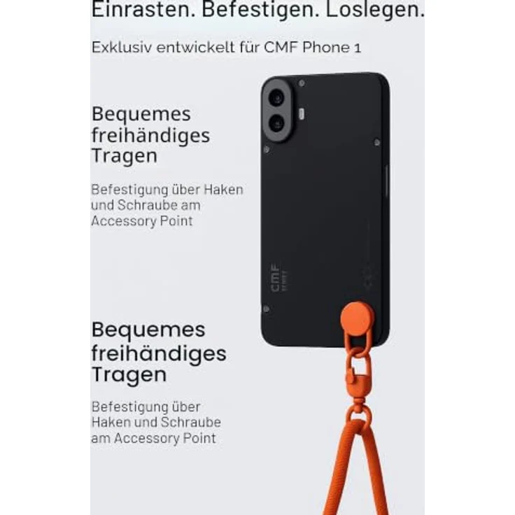 CMF BY NOTHING Handykette Phone 1 Lanyard, stylisches und funktionales Accessoire für Nothing Phone 1 – Bild 10