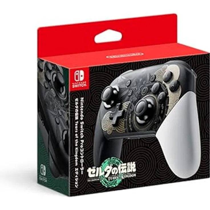 Nintendo Official Switch: Pro Controller - The Legend of Zelda - Tears of The Kingdom Edition (JP) - Gamepad mit speziellen Designs und Features