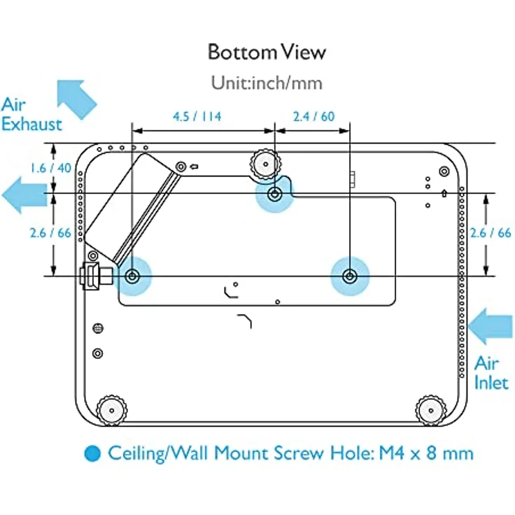 Benq W1800, DLP-Beamer, Lampe, 2000 Ansi-Lumen, weiß/ braun – Bild 6